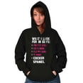 thumbnail image 4 of What Look In Guys Cocker Spaniel Dog Hoodie Sweatshirt Women Brisco Brands S, 4 of 6