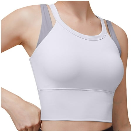 ATOYSOY Women s Seamless Tank Tops Sports Bra Everyday Bra Camisoles Underwear Push Up Comfort Bra Breathable Clearance Yoga Running Activewear Thin Lightly Wireless Purple L