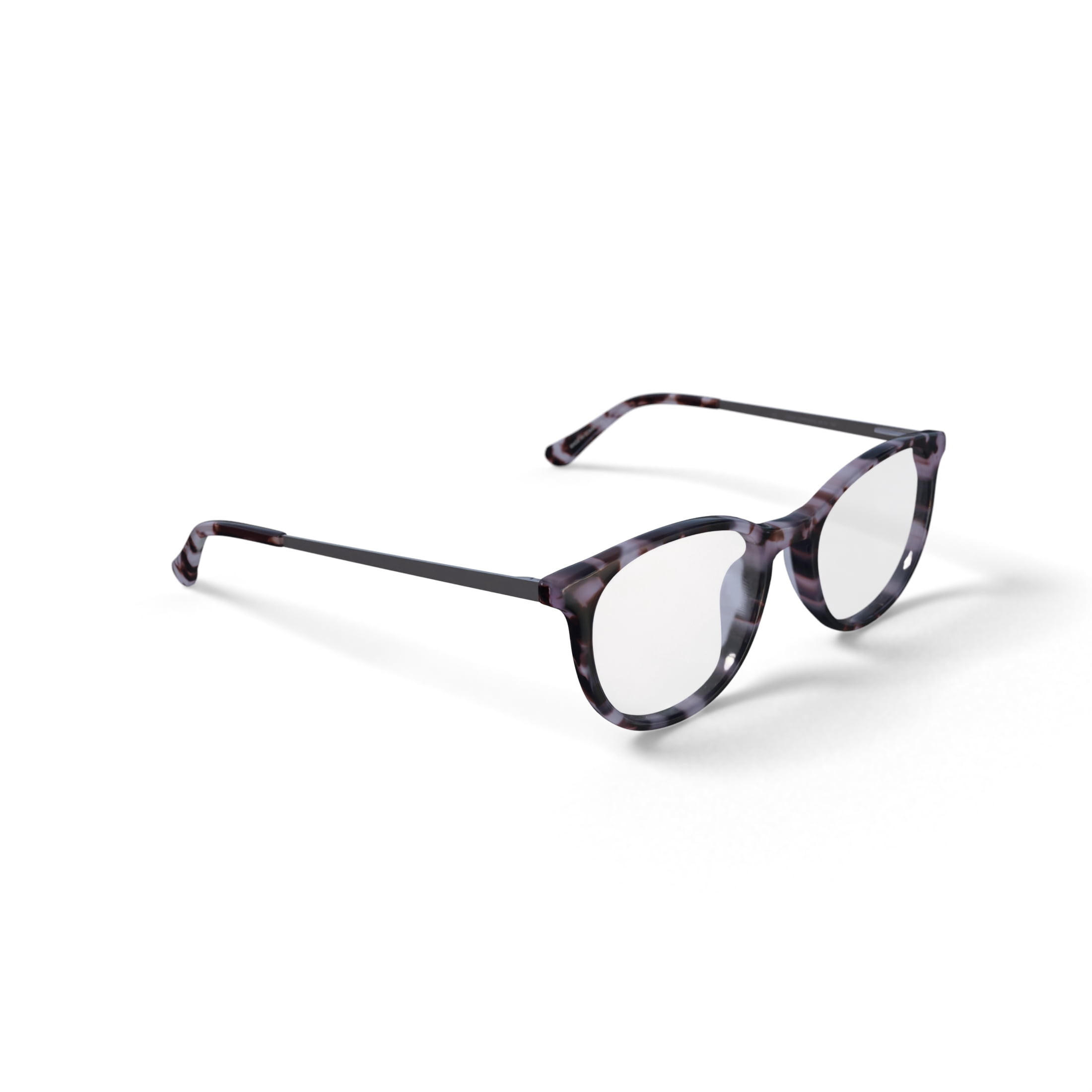 Bio Eyes Women's Cypress Round Prescription Eyeglasses with Case, Brown Tortoise