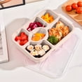 thumbnail image 6 of SPOORYYO Six compartment lunch box with lid for food separation snack fruit dry fruit preservation meal prep, 6 of 6
