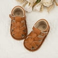 thumbnail image 2 of Infant Baby Girl Boy Sandals Comfort Premium Summer Outdoor Casual Beach Shoes with Flower Bowknot Anti Slip Rubber Sole Newborn Toddler Prewalker First Walking Shoes, 2 of 6