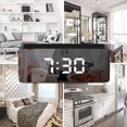 thumbnail image 6 of Oggfader Alarm Clock for Kids Digital Alarm Clock Big Screen LED Bedside Alarm Clock Mirror Clock Snooze, 6 of 9