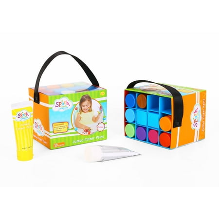 Spark. Create. Imagine. Jumbo Finger Paint, 10 Count