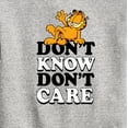 thumbnail image 3 of Garfield - Don't Know Don't Care - Toddler And Youth Crewneck Fleece Sweatshirt, 3 of 5
