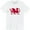 White, variant on Welsh Dragon Splatter Wales Football Men's Gift T-Shirt