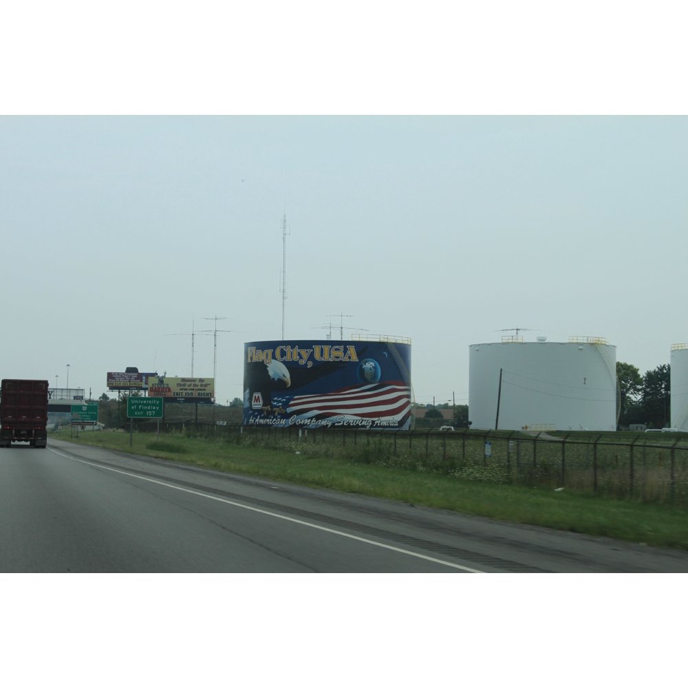 Marathon Oil Company refinery storage tank, Findlay, Ohio20 Inch By 30