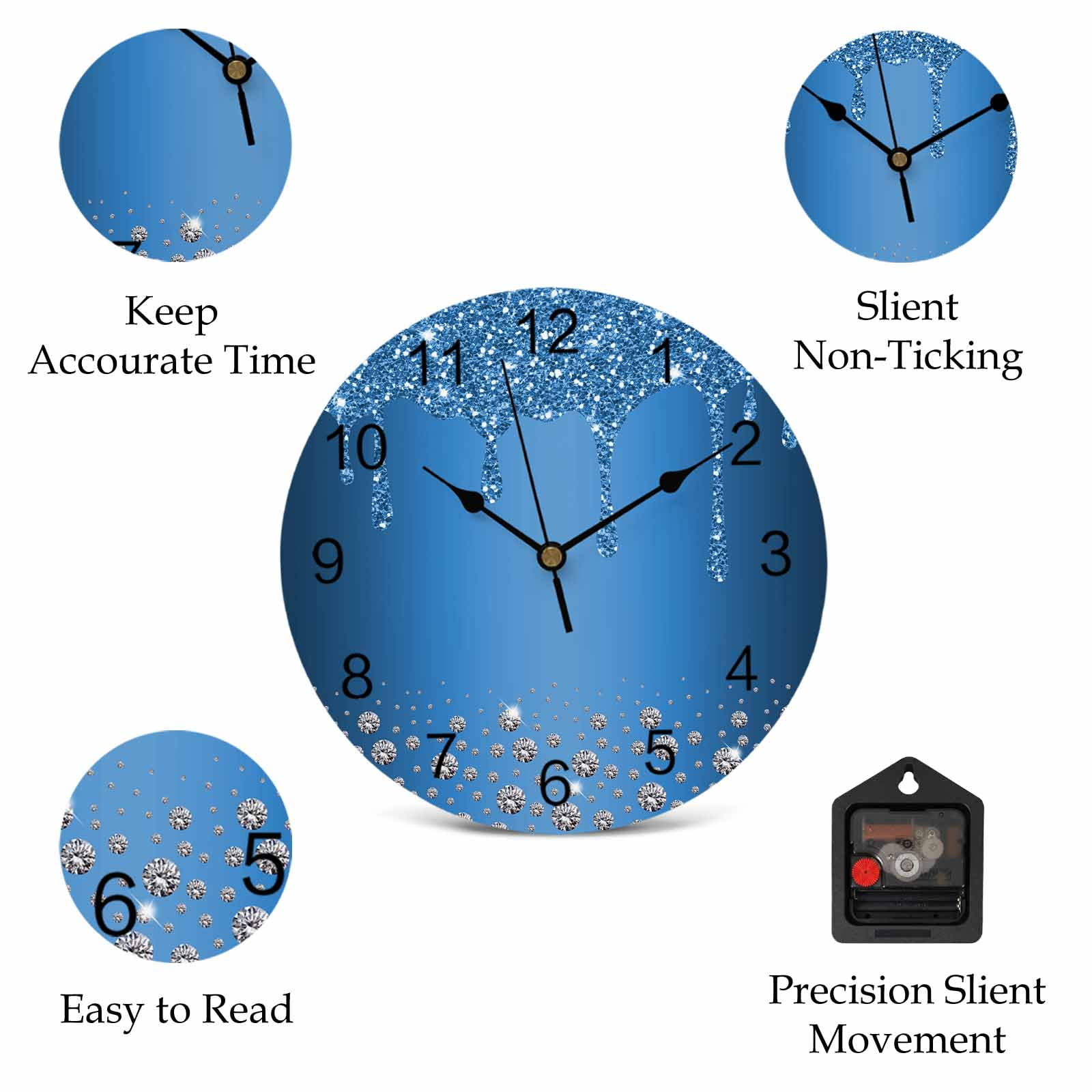 公式サイト欠品中】BISLEY New WALL CLOCK [Blue] Wall Clock - Blue