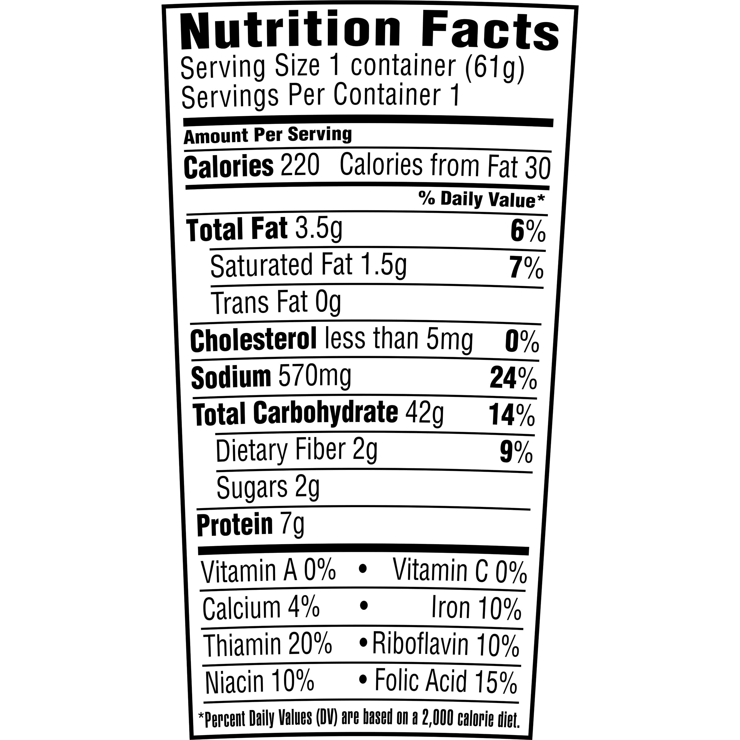 Pasta Roni® Butter & Garlic Pasta 2.15 oz. Cup