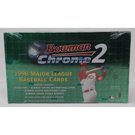 1998 Bowman Chrome Baseball Series 2 Box (Hobby) (24/4)