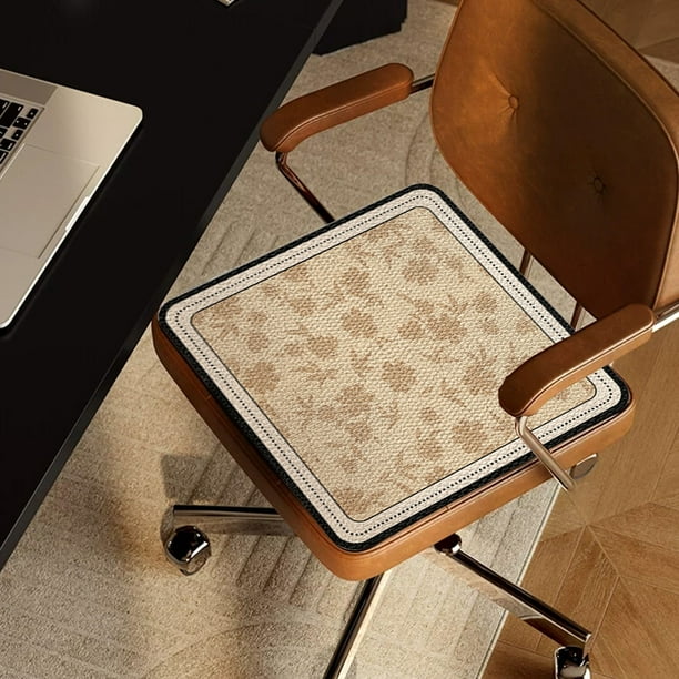 Cojín de Poliéster para Silla de Comedor, Cojín Antideslizante para Silla de Oficina