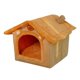 thumbnail image 2 of Cama para gatos, casa para gatos, suave, cerrada, cómoda, nido para dormir para mascotas, cama cueva extraíble y lavable para perros, gatos, gatitos y Café M, 2 of 8