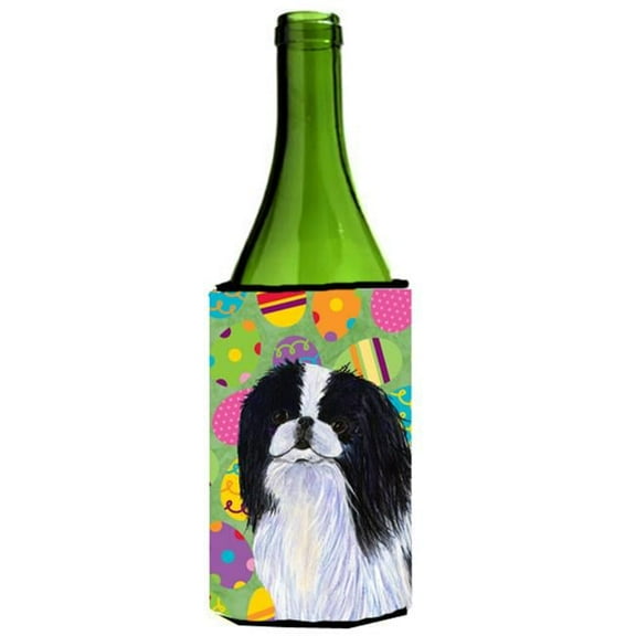 Japanese Chin Easter Eggtravaganza Wine bottle sleeve Hugger