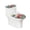Cardinal Holly, variant on HELLHERO Keep Dust Stain 2 Piece Set Bathroom Toilet Cozy Set, Elastic Bottom Elastic Fabric Toilet Cover Set & Washable and Reusable, Reusable, Washable