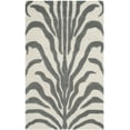 thumbnail image 2 of SAFAVIEH Cambridge Leah Geometric Wool Area Rug, Ivory/Dark Gray, 2' x 3', 2 of 8