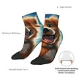 thumbnail image 6 of Pofeuu Blue Sky Cute Dog Print 30cm Socks, Adult Running Hiking Socks for Youth and Adult, 6 of 7