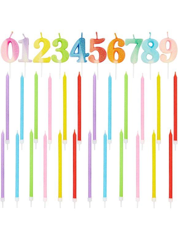 Number Candles in Party & Birthday Candles