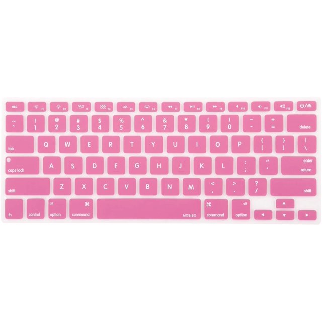 Funda de silicona para teclado compatible con MacBook Pro 13/15/17 pulgadas Adepaton LRWJ370-6