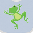thumbnail image 4 of Inktastic Jumping Frog Boys or Girls Baby Bib, 4 of 4