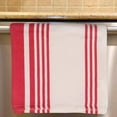 thumbnail image 2 of Urban Villa Kitchen Towels 100% Cotton Pack of 3, Highly Absorbent Quick Drying Super Soft Premium Dish Towels 20x30 Inch for Kitchen with Hanging Loop Hand & Tea Towels - Pink/White, 2 of 3