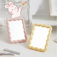 thumbnail image 6 of Bradem Makeup Mirror Desk Mirror,Portable Small Mirror Female Dressing Table Desktop Princess Mirror Bedroom Student Dormitory Desktop Makeup Mirror,Arch/Rectangle Pocket Mirror, 6 of 9