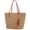 Brown, variant on Straw Tote Bag for Women Beach Woven Shoulder Handbags for Summer Travel vacation with Tassel