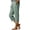 Mint Green—Summer Pants for Women, variant on Womens Capri Pants Loose Fit Drawstring Elastic Waisted Crop Trousers Lightweight Comfy Summer Beach Capri Pants with Pockets Mint Green L