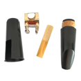 thumbnail image 3 of HILABEE Clarinet Mouthpiece Kits Cap Musical Instruments Part for Performance Repair Gold clip, 3 of 9