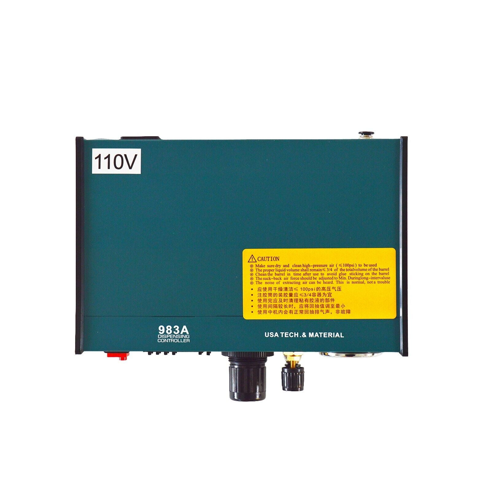 PreAsion Semi-Automatic Glue Dispenser 983A Intelligent Control Dispensing Time for Electronic Component 110V