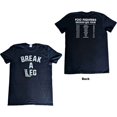 thumbnail image 1 of T-Shirt Unisexe Foo Fighters Break A Leg (Ex-Tournée et Imprimé au Dos), 1 of 3