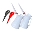 thumbnail image 3 of S SERENABLE Oil Measuring Container Leakproof Oil Funnel Set with Cap with Spout Vehicle 2 Jug 2 Funnel, 3 of 9