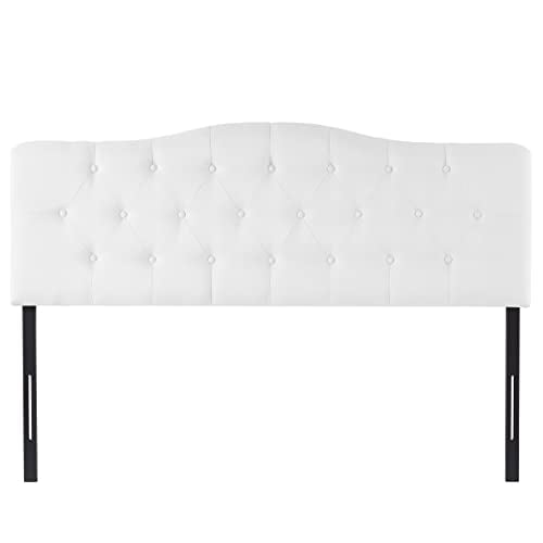 Cassandra Headboards for Queen Size Bed, Upholstered Button Tufted Bed