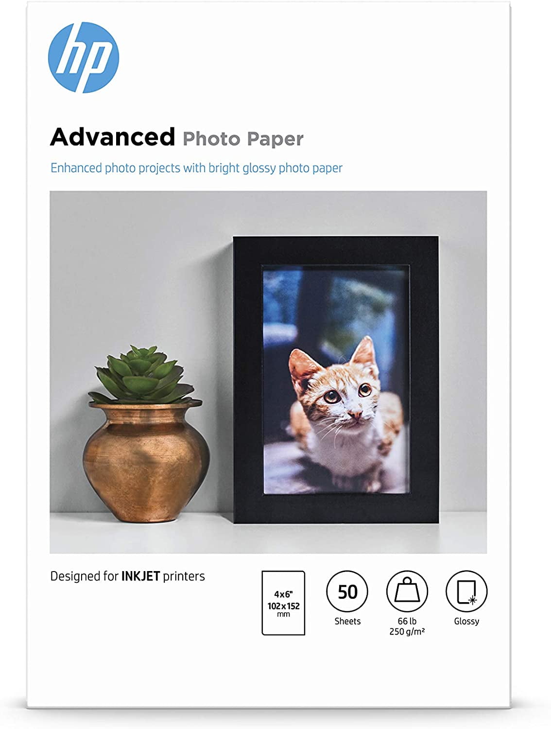 HP Advanced Photo Paper Glossy 4x6 50 Sheets Walmart Canada