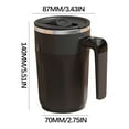 thumbnail image 3 of XYRSRUW Smart Temperature Magnetic Stirring Cup, Intelligent Mixing Mug for Coffee and Beverages, Portable Automatic Blending Cup for Milkshakes(Black), 3 of 6