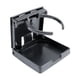 thumbnail image 1 of Portavasos plegable para pared, universal, ajustable, para botes y botellas negro, 1 of 9
