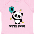 thumbnail image 4 of Inktastic Twins 2nd Birthday Panda Boys or Girls Baby Bodysuit, 4 of 5