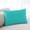 Turquoise Aqua, variant on Turquoise Standard Pillow Covers, Modern Pure Turquoise Soft Breathable Throw Pillow Cases with Invisible Zipper, Decorative Pillowcase Pillows Protectors for Sofa Bed Chair 20"x26"