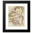 thumbnail image 2 of Anton Faistauer 15x18 Black Modern Framed Museum Art Print Titled - Two Women (1920), 2 of 5
