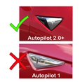 thumbnail image 4 of Autocollant Logo pour Tesla Model X, Ensemble de 14 Pcs (Multi-Couche Perle Blanche), 4 of 4