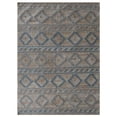 thumbnail image 2 of HAND WOVEN FLAT WEAVE KILIM JUTE ECO-FRIENDLY AREA RUGS - 6'x9', Rectangle Shape, Light Brown Light Blue Color, Geometric Pattern, High Pile, Natural Fiber, Handmade Area Rugs for Living Room (J00088), 2 of 5