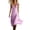 Pink, variant on Dvprdro Solid Color Deep V Neck Sleeveless Maxi Dress for Women Smocked Waist Ruffle Hem Loose Fit Summer Vacation