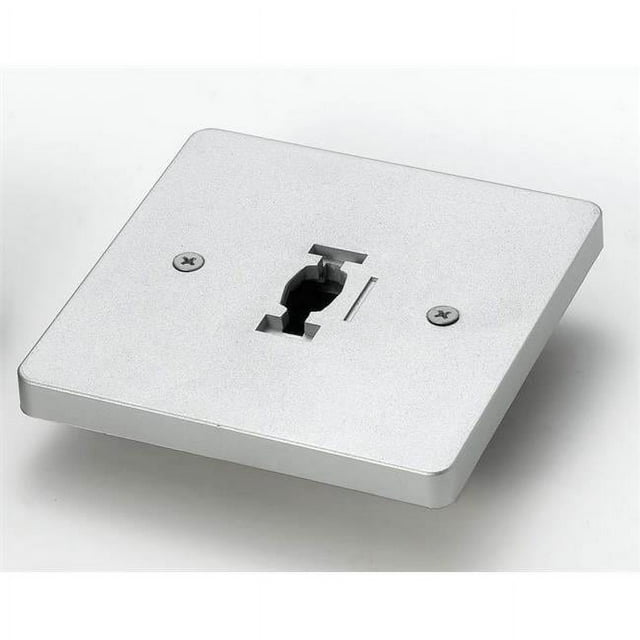 Cal LightingHT-293-BK Line Voltage Monopoint Plate Track Accessory- Black