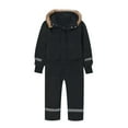 thumbnail image 5 of Snowsuit Children's Boys Girls Ski Suit Thermal Ski Overall Winter Warm Snow Overall Windproof Winter Suit With Removable Hood Mud Suit Outdoor Softshell Suit 6 Years-7 Years, 5 of 6