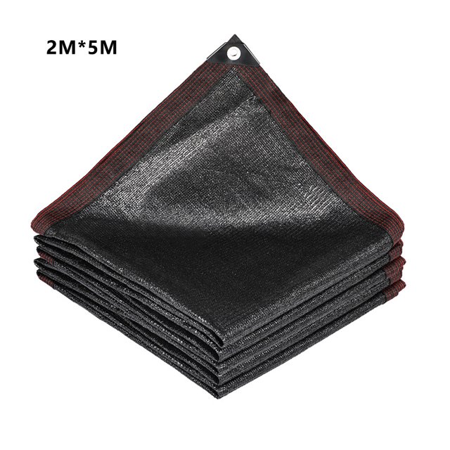 Patio Sunshade Net 12 Tejido de malla de malla de sombra de plantas Paño de protección solar para jardín al aire libre, 2x5m seitruly HA006130-03