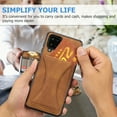thumbnail image 6 of TOP SHE Case for Samsung Galaxy A20, Galaxy A20 Phone Case (6.4 Inch) - Synthetic Leather Protective Case with Card Slot / Kickstand, Slim Fit Lightweight Simple Fashion Cover (Brown), 6 of 7