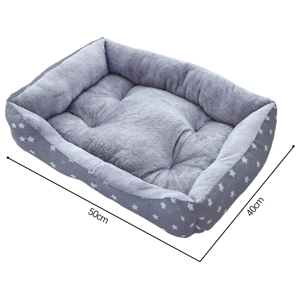 Dog Bed Pet Bed Warm Comfortable Bed Nest House for Indoor Cat Washable Pet Pad Cat Dog Mattress for Small, Medium Breed Grey M