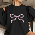 thumbnail image 2 of yillto Women's Oversized Sweatshirts Cotton Long Sleeve Crewneck Drop Shoulder Graphic Pullover Tops Trendy, 2 of 4