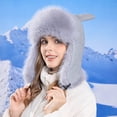 thumbnail image 2 of FhsagQ Hats Winter Hats for Men Cold Weather Solid Color Headscarf Middle Dubai Turkey Solid Color Headscarf Winter Hats for Men Cold Weather Set Winter Hats for Men Cold Weather Wool Khaki One Size, 2 of 8