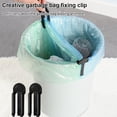 thumbnail image 2 of 10pcs Household Rubbish Holder Waste Bin Trash Bag Fixed Clips Clamps Anti-slip 6PCS, 2 of 8