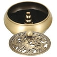 thumbnail image 1 of Brûleur d'Encens en Laiton avec Couvercle Brûleurs à Spirale Porte-Encens Portable Cheminée Parfumée, 1 of 6