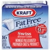 Kraft Singles: Swiss Fat Free Slices Cheese, 12 Oz., 16 Count
